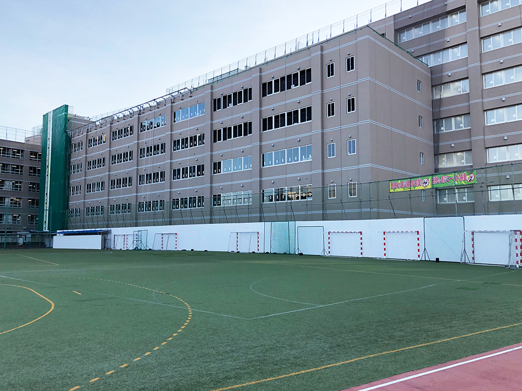 内外装仕上げを進行中 浦和実業学園高等学校 学校法人九里学園